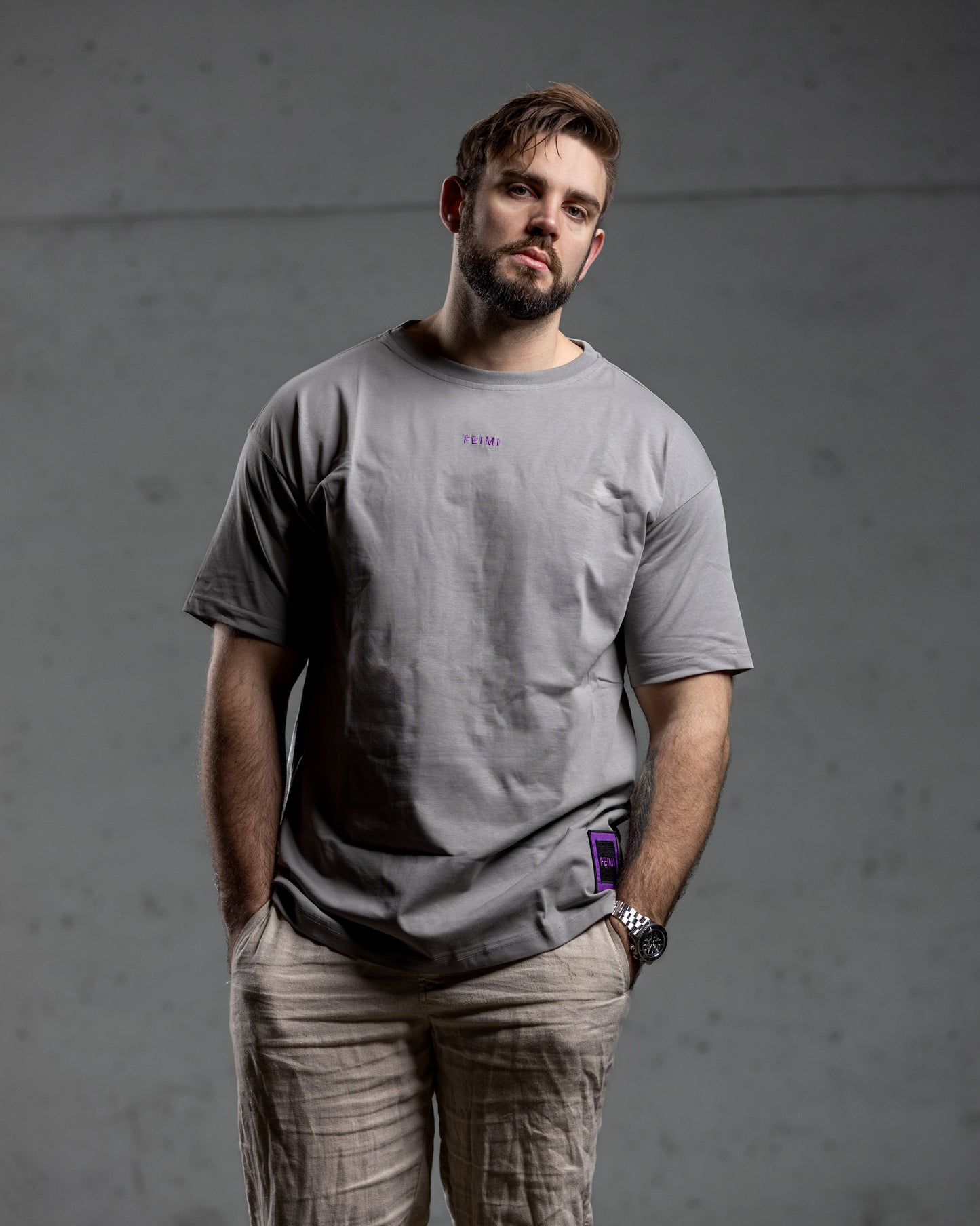 UNISEX Oversize T-Shirt Grey