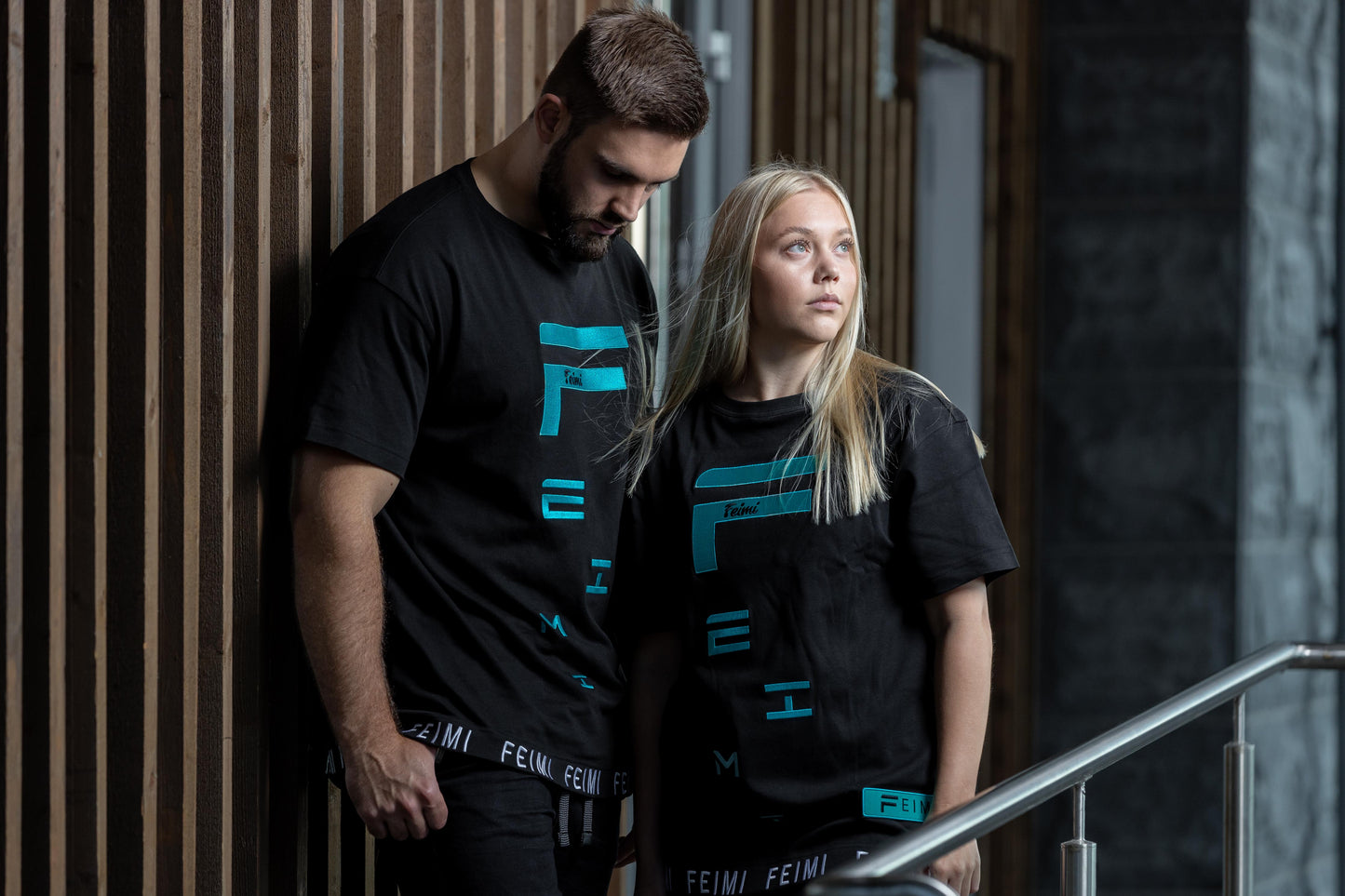 Black UNISEX oversize t-paita
