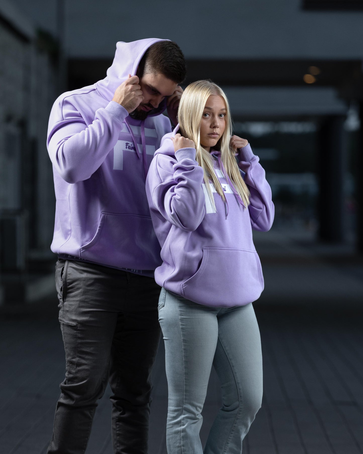 Purple UNISEX oversize huppari